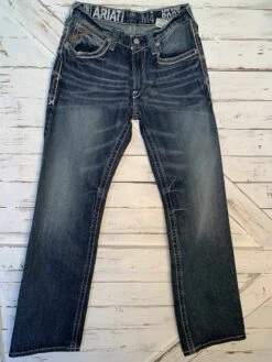 Ariat M4 Low Rise Coltrane Boot Cut Jean -Saddle Rags Sales Store 10017511 3 scaled 1