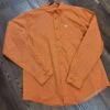 Cinch Boy's Orange/Navy Button Up