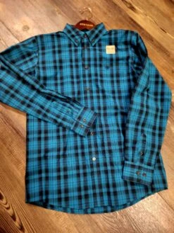 Ariat Boy's Ocean Depths Plaid Button Up