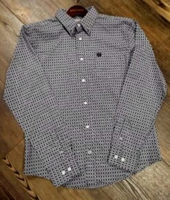 Cinch Boy's Geometric Print Shirt