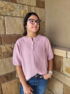 Dylan Bailey Quartz Gauze Top