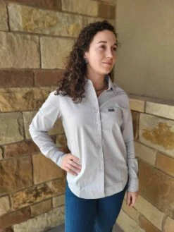 Kimes Ranch Linville Western Shirt Silver