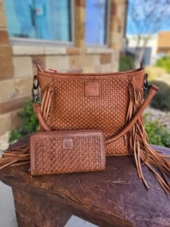 STS Sweet Grass Tess Fringe Purse