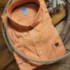 Cinch Men's Classic Fit Orange Tile Western Shirt