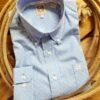 Cinch Men's Classic Fit Baby Blue Geometric Print Western Shirt