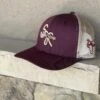 Saddle Rags Cap Maroon/Tan SR