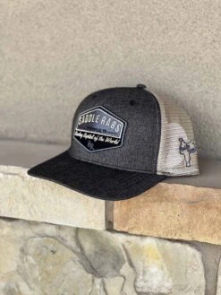 Saddle Rags Cap Cowboy Capital Patch Grey/Gold