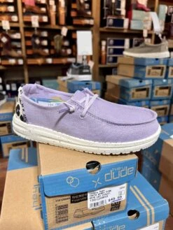 Hey Dude Kid's Wendy Funk Violet Leopard