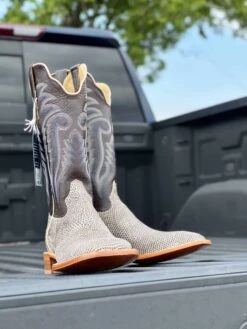 R. Watson Men's Natural Ringtail Lizard Boot