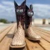 Horse Power Top Hand Tan Vintage Bruciato Full Quill Boots