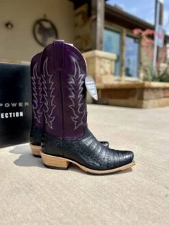 Horse Power Top Hand Black Caiman Belly Boot -Saddle Rags Sales Store IMG 0839 2 scaled 1