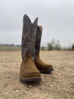 Twisted X Men's Waterproof Mossy Oak Snake Boot