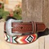Kid's Aztec Beaded Belt