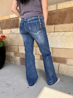 CC Western Wide Leg Trouser Dark Wash