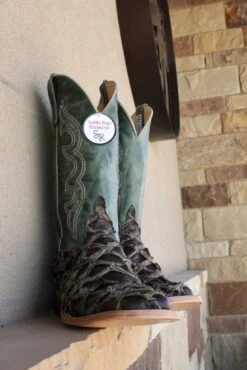 Anderson Bean Men's Tobacco Rustic Big Bass Boot