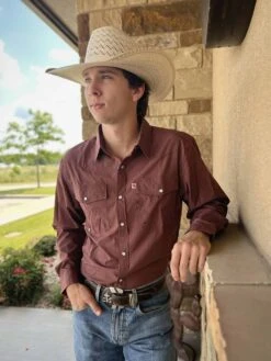 Saddle Rags Performance Long Sleeve - Mauve Blend