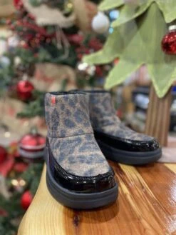 Hey Dude Kid's Black/Leopard Mel Boot