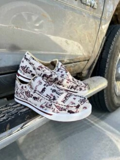 Twisted X Women's Retro Rancher Print Slip-Ons