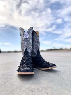 Anderson Bean Men's Gunmetal And Black Matte Bass Boot