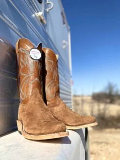 Olathe Men's Honey Galega Roughout Boot