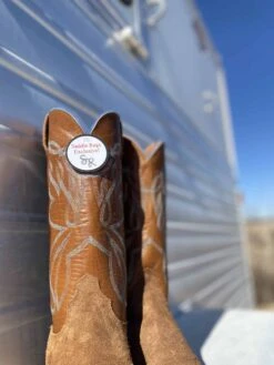 Olathe Men's Honey Galega Roughout Boot 5 Olathe Men's Honey Galega Roughout Boot -Saddle Rags Sales Store IMG 3518 scaled 1