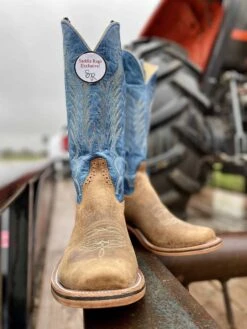 Rios Of Mercedes Natural Brahma Bison Tall Top Boot