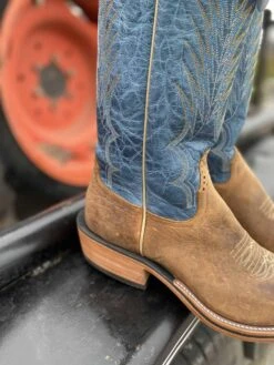 Rios Of Mercedes Natural Brahma Bison Tall Top Boot -Saddle Rags Sales Store IMG 3730 scaled 1