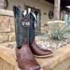 Horse Power Top Hand Kango Tobac Smooth Ostrich Boot