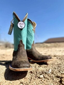 Anderson Bean Men's Tan Safari Cape Buffalo Boot