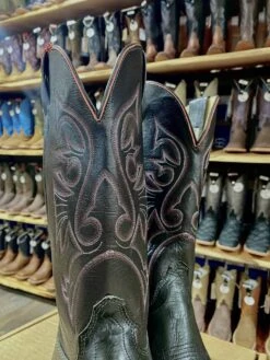 Olathe Men's Black Navajo Bison Boot -Saddle Rags Sales Store IMG 4458 scaled 1