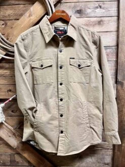 Rock &amp; Roll Men's Camel Canvas Shaket