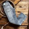 Rock &amp; Roll Light Wash Revolver Reflex Slim Fit Straight Leg Jean