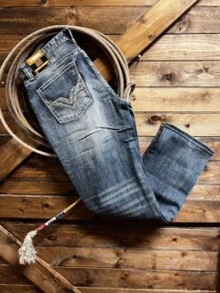 Rock &amp; Roll Double Barrel Reflex Light Wash Jean