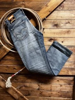 Rock &amp; Roll Men's Double Barrel Straight Bootcut Jean