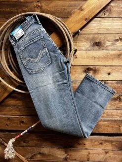 Rock &amp; Roll Men's Revolver Double V Pocket Jean