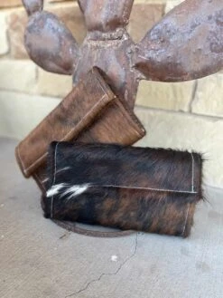 Cowhide And Cowgirls Red Brindle Fold Up Changing Pad