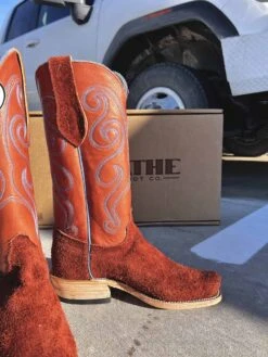 Olathe Men's Rust Aniline Boot -Saddle Rags Sales Store IMG 4998 scaled 1