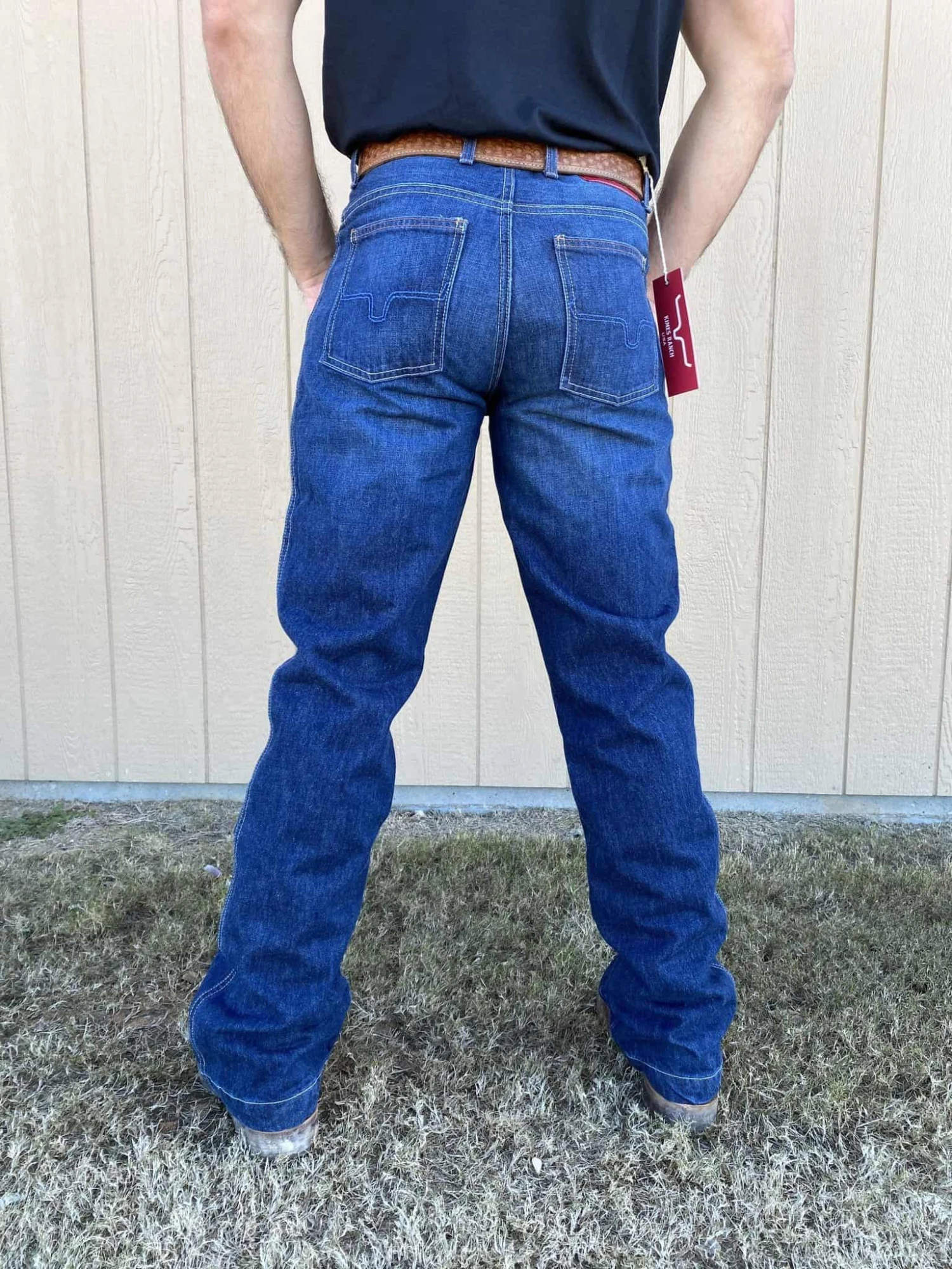 Kimes Men's Dillon Relaxed Raw Denim Jean 1 Kimes Men's Dillon Relaxed Raw Denim Jean