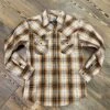 Cinch Boy's Copper/Black Plaid Pearl Snap