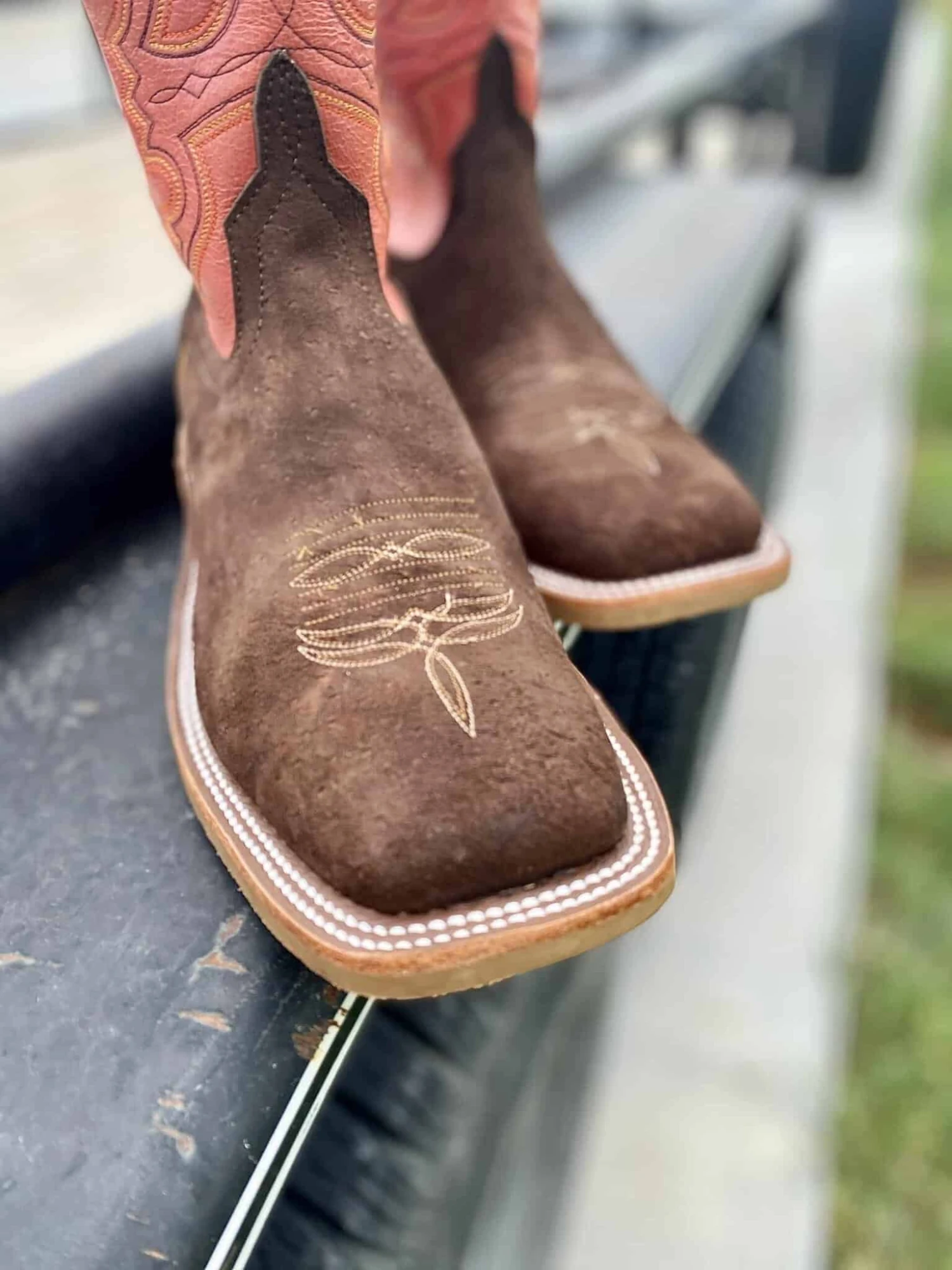 Anderson Bean Men's Nicotine Reverse Warthog Boot 2 Anderson Bean Men's Nicotine Reverse Warthog Boot - Image 2