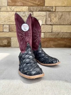 Anderson Bean Men's Gray Rustic Big Bass Boot