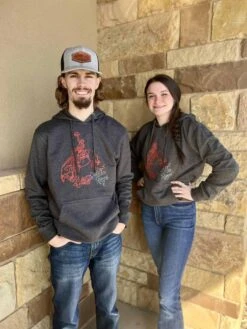 Saddle Rags Hoodie Neon Bucker