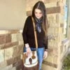 Braided Cowhide Crossbody