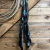Fringe Scarves Black Gallop Print 35" Wild Rag