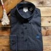 Cinch Men's Classic Fit Navy Navy Geometric Print Shirt
