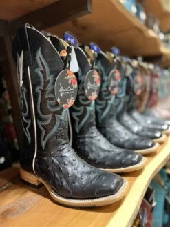 Macie Bean Top Hand Women's Black Full Quill Boots