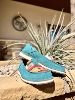 Ariat Cruiser Teal Suede Serape