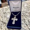 Montana Silversmith Antiqued Scalloped Cross Necklace