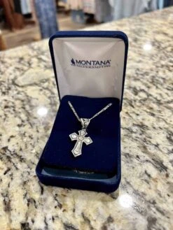Montana Silversmith Antique Copper Diamond Cross