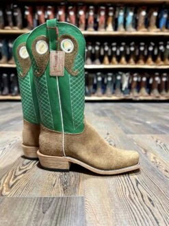 Olathe Men's Vanilla Navajo Bison Rough-Out Boot -Saddle Rags Sales Store IMG 8010 scaled 1